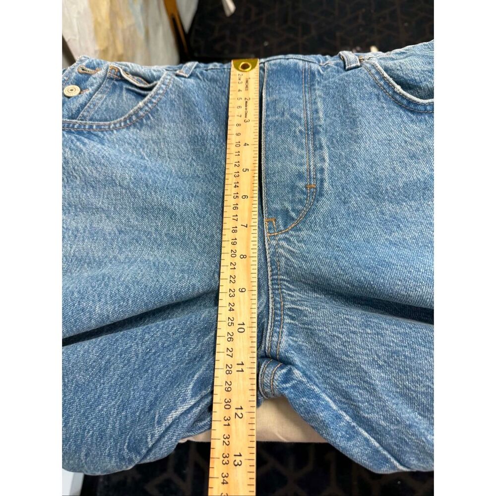 Free People We The Free Good Luck Barrel Dungarees Size M - Picture 11 of 13